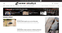 Desktop Screenshot of domace.aktuality.sk