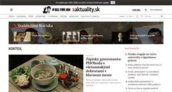 Desktop Screenshot of koktejl.aktuality.sk