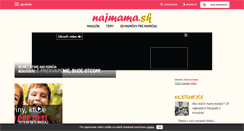 Desktop Screenshot of najmama.aktuality.sk