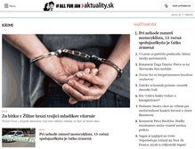 Tablet Screenshot of krimi.aktuality.sk